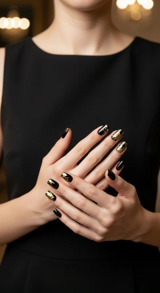 Golden Touches That Elevate Black Designs