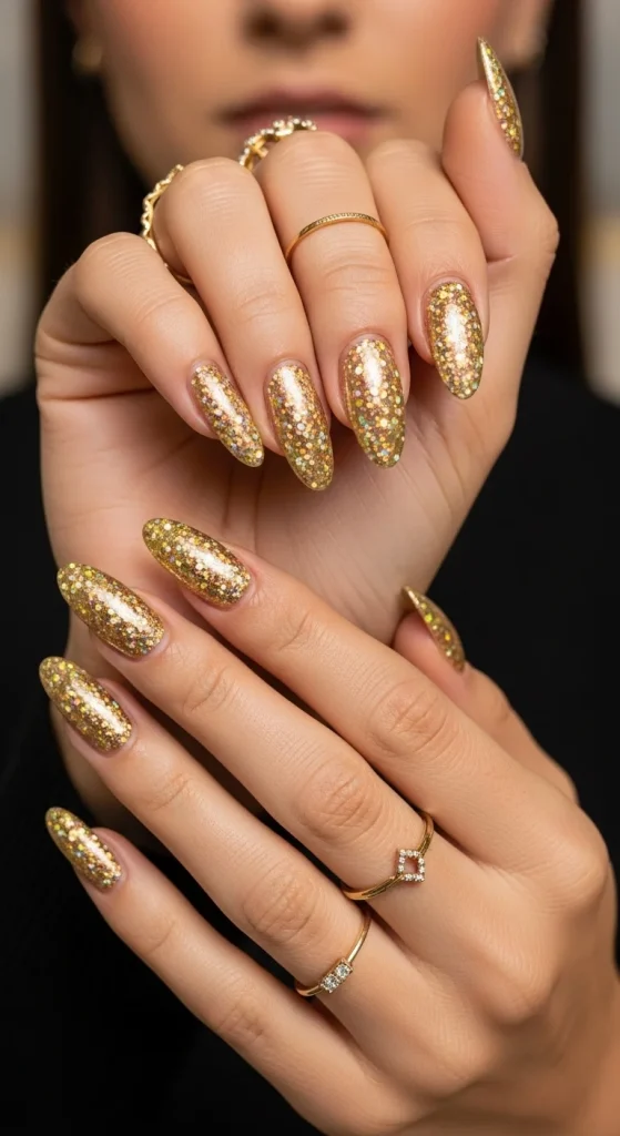 Golden Veil Sparkles