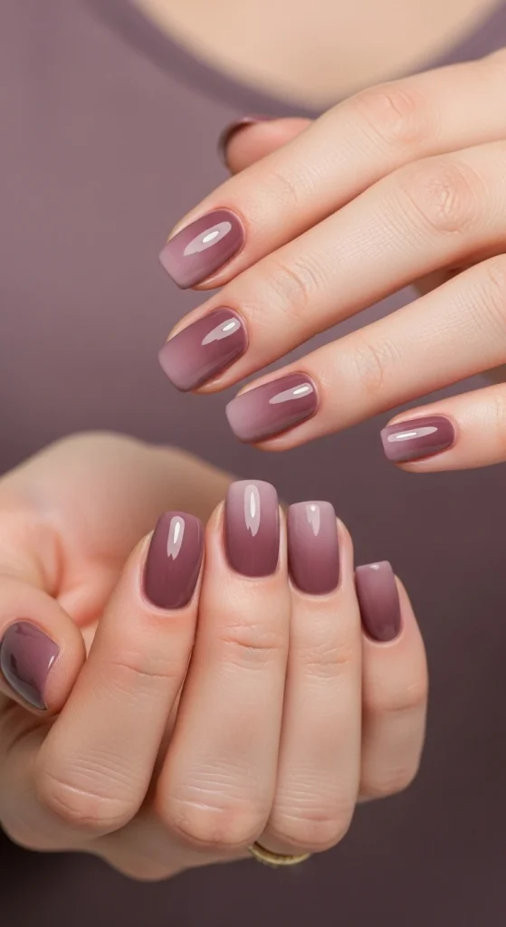 Gradient Mauve Ombre