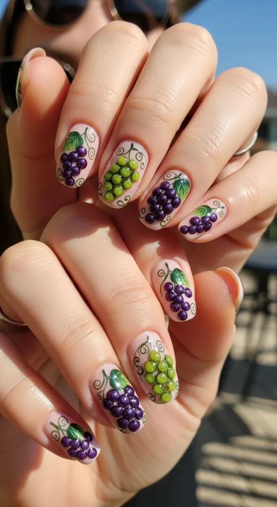 Grape Glamour with a Glossy Finish