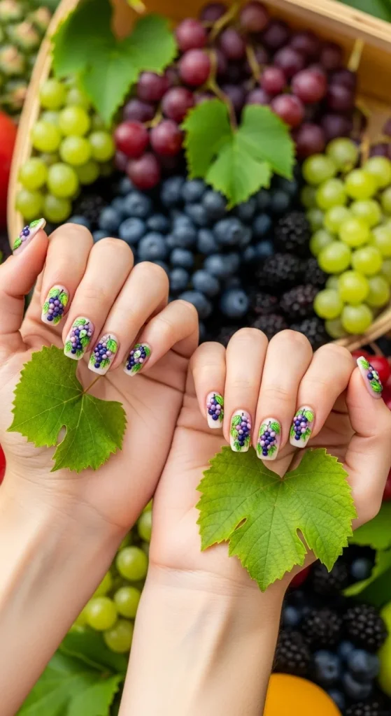 Grape Micro Fruit Nails
