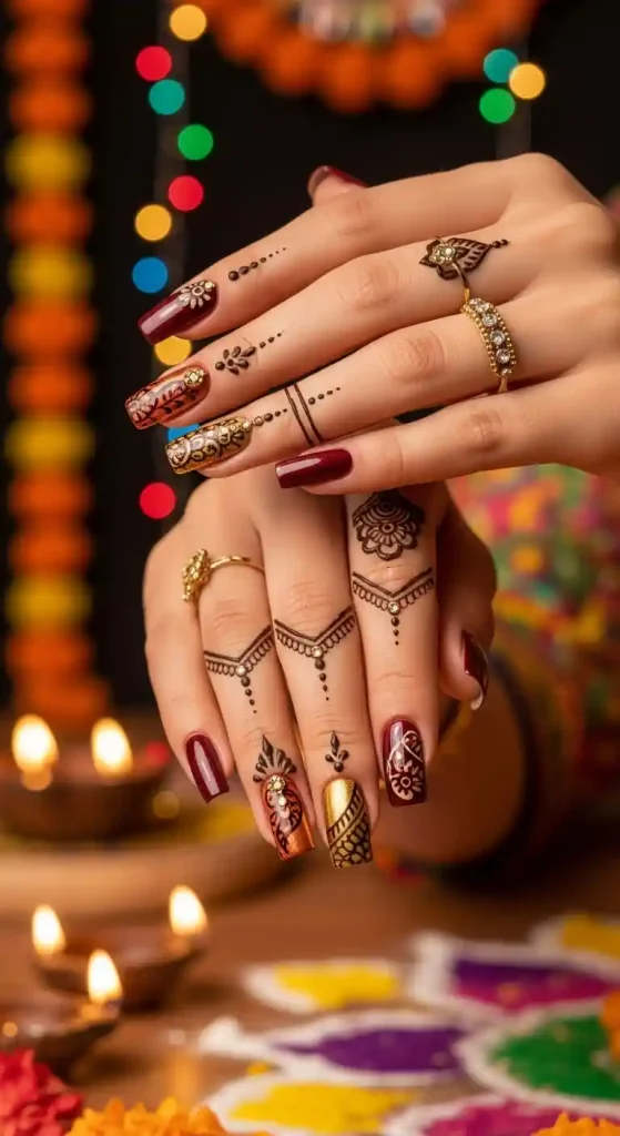 Intricate Henna-Inspired Patterns