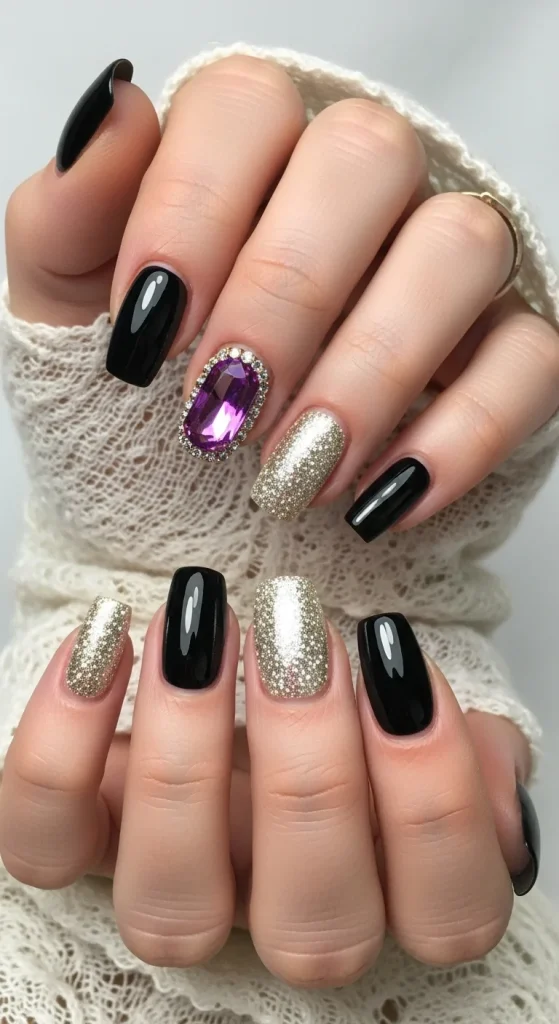 Jewel-Tone Nails