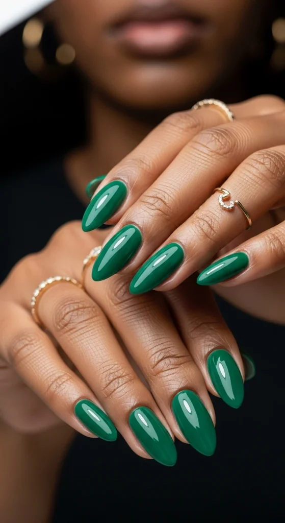 Jewel-Toned Emerald Green