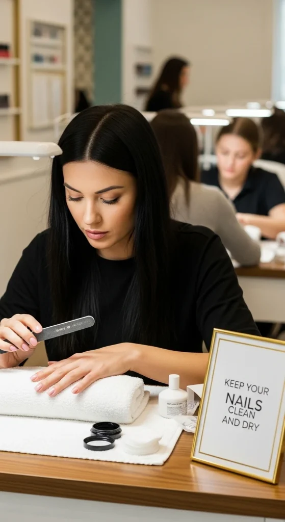 Keep Your Nails Clean and Dry