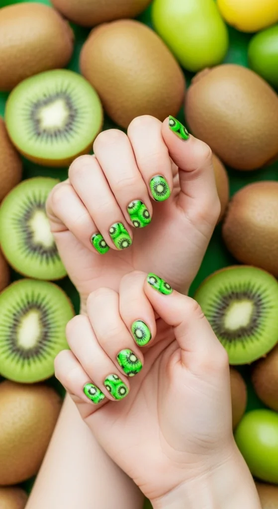 Kiwi Micro Fruit Nails