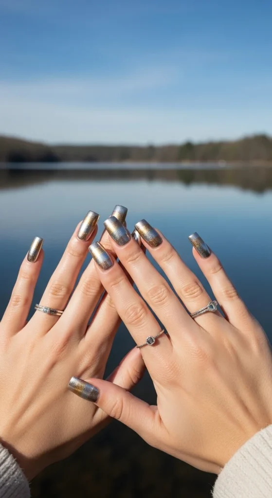 Layered Metallic Streaks