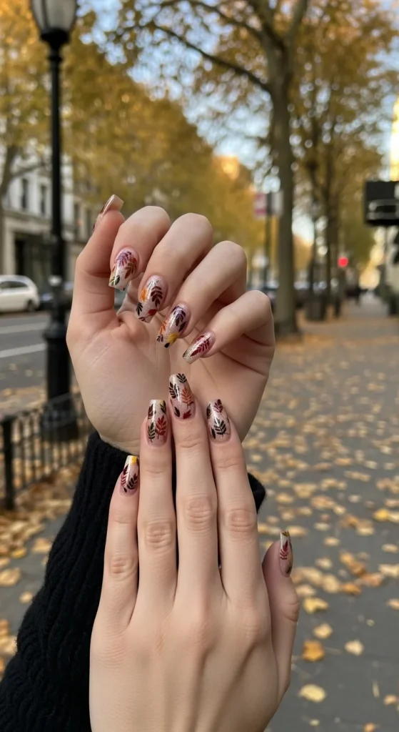 Leafy Details – Subtle Art on Acrylics