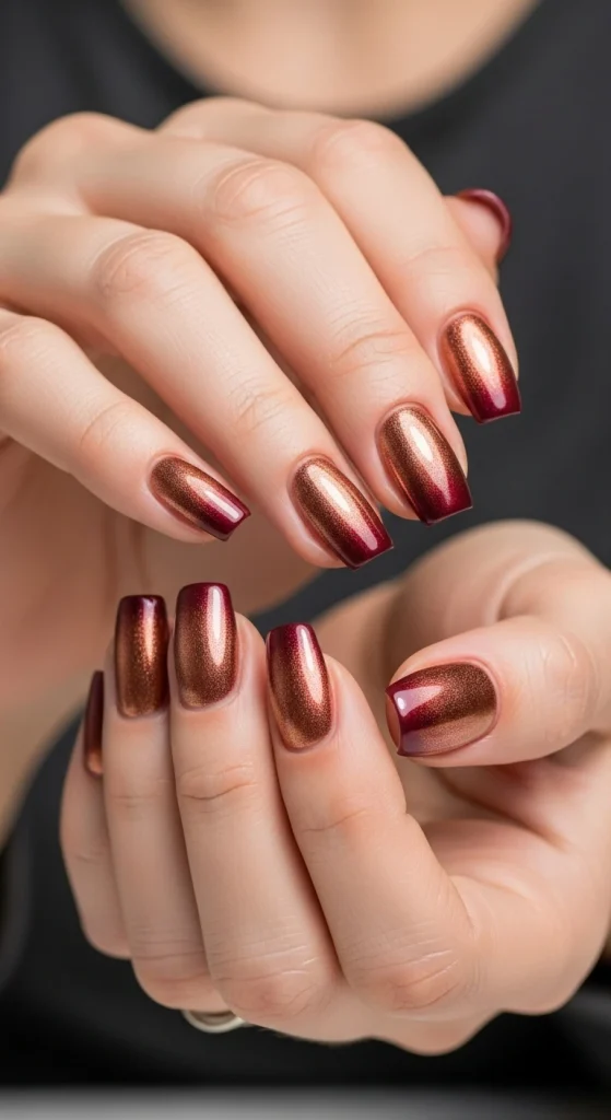 Maroon and Copper Gradient