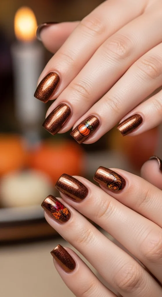 Metallic Bronze Sparkle