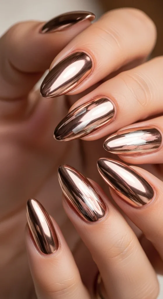 Metallic Rose Gold Touches