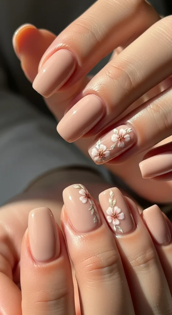 Minimal Floral Accents for Delicate Style