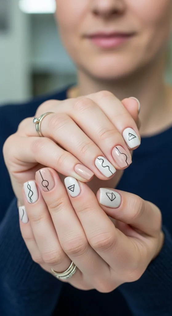 Minimal Line Art on Neutrals