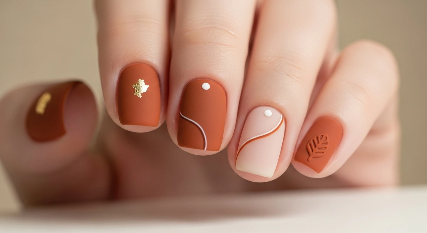 Minimal November Nail Designs