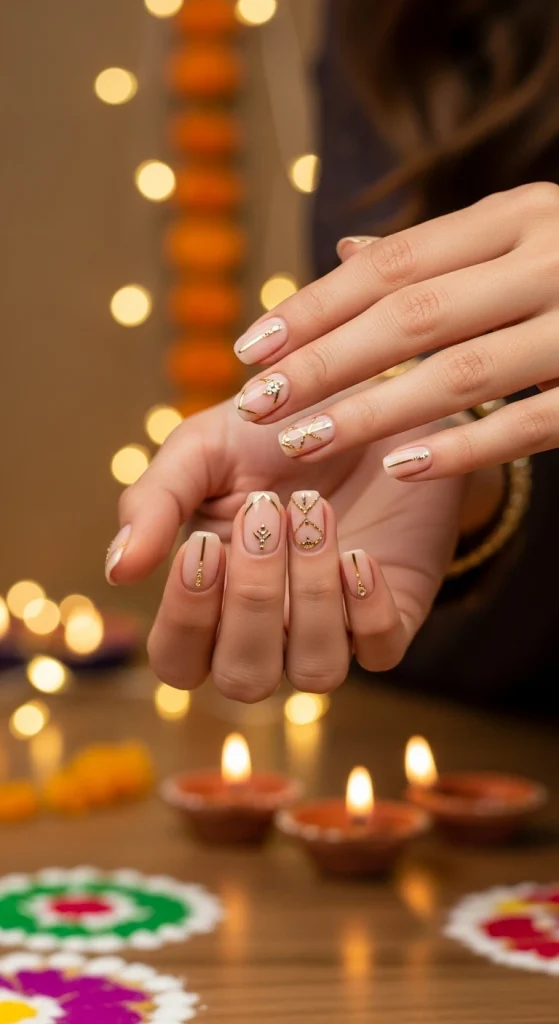 Minimalist Diwali Designs for Everyday Glam