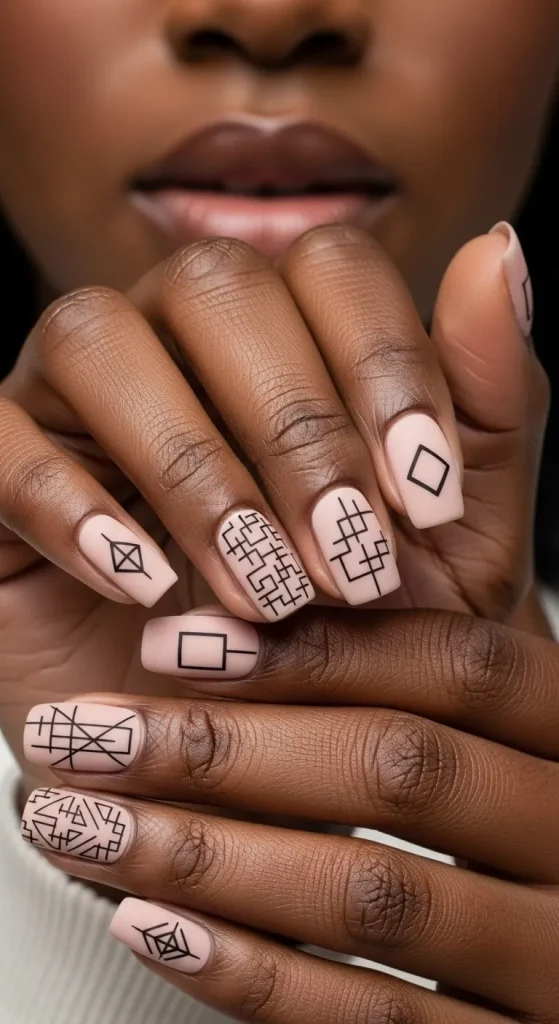 Minimalist Line Art and Geometric Patterns