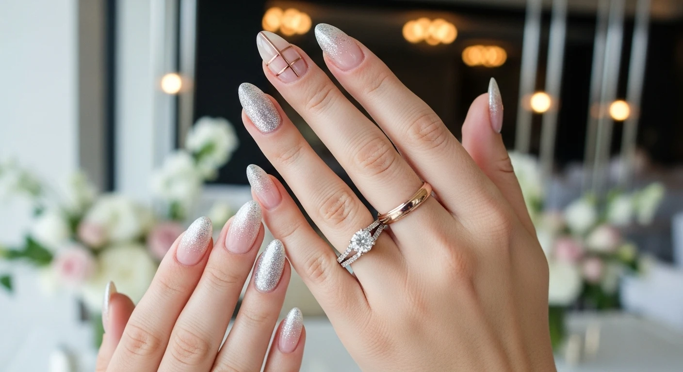 Modern Wedding Nail Designs 2025