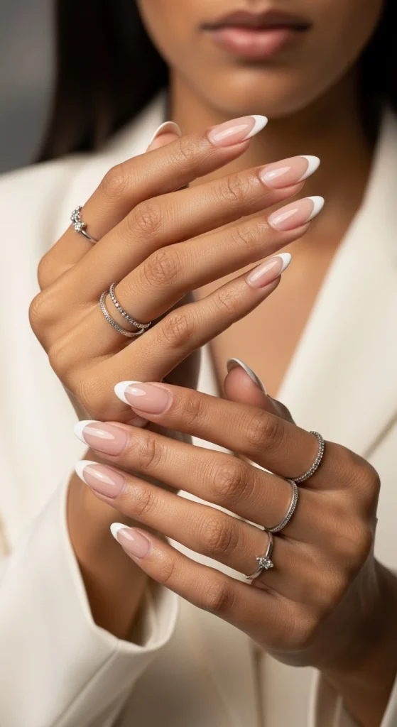 Negative Space French Tips