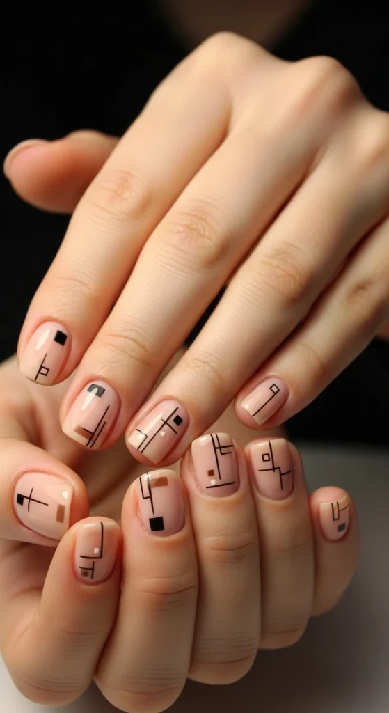 Negative Space Nails for Contemporary Style