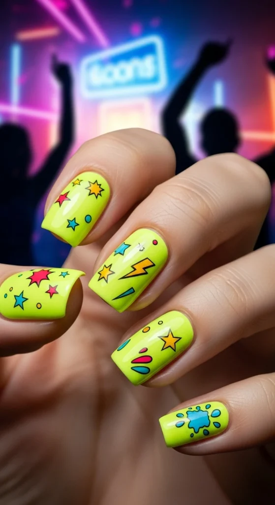 Neon Yellow Pop for Party Vibes