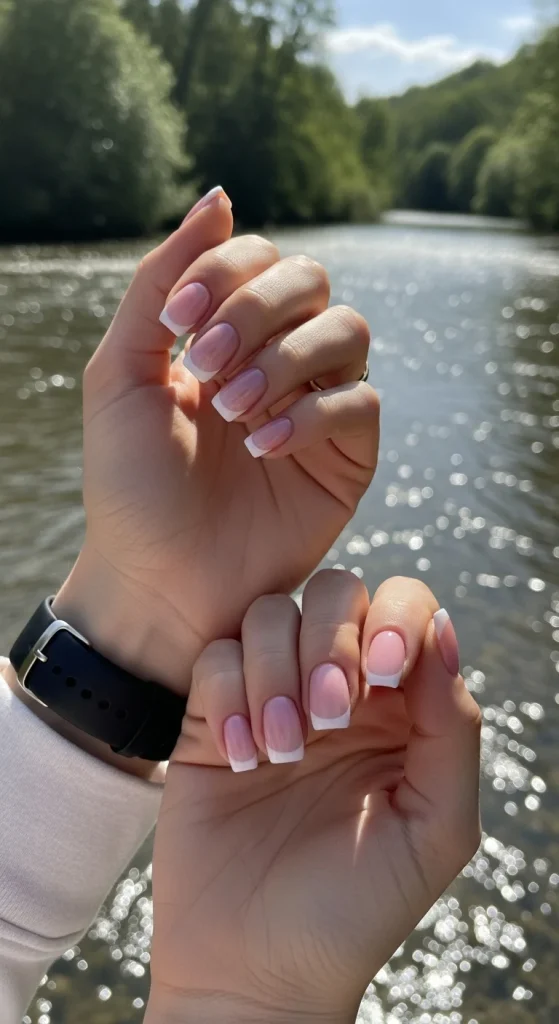 Ombre Micro French Tips