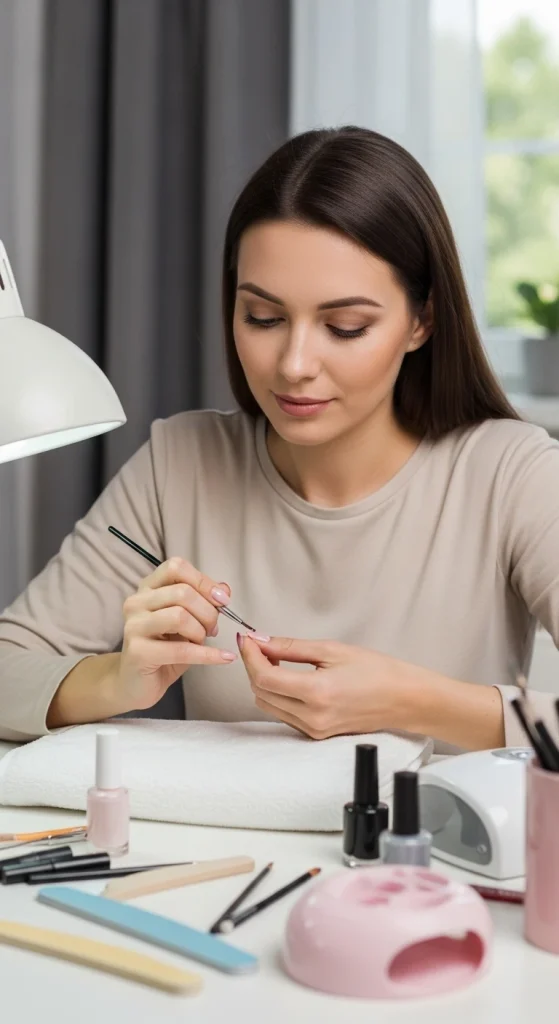 Paint with Patience and Steady Hands