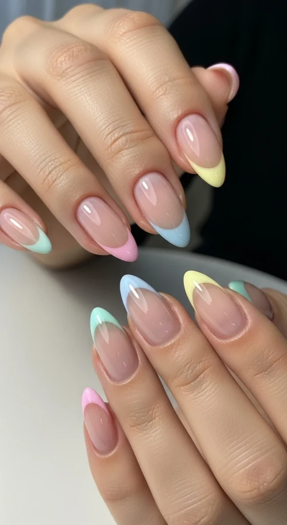 Pastel French Tips