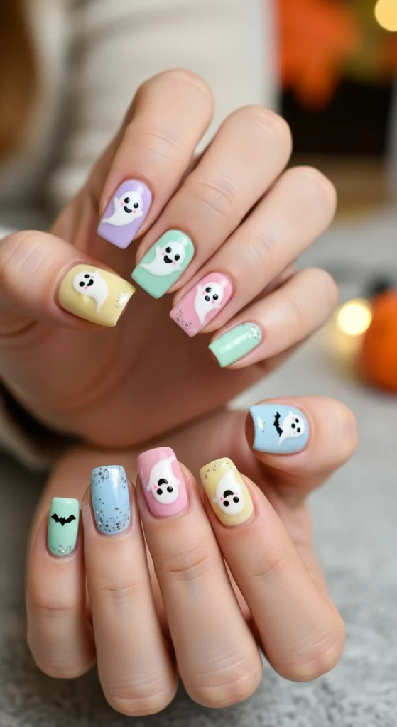Pastel Ghosts for Soft Spooky Charm