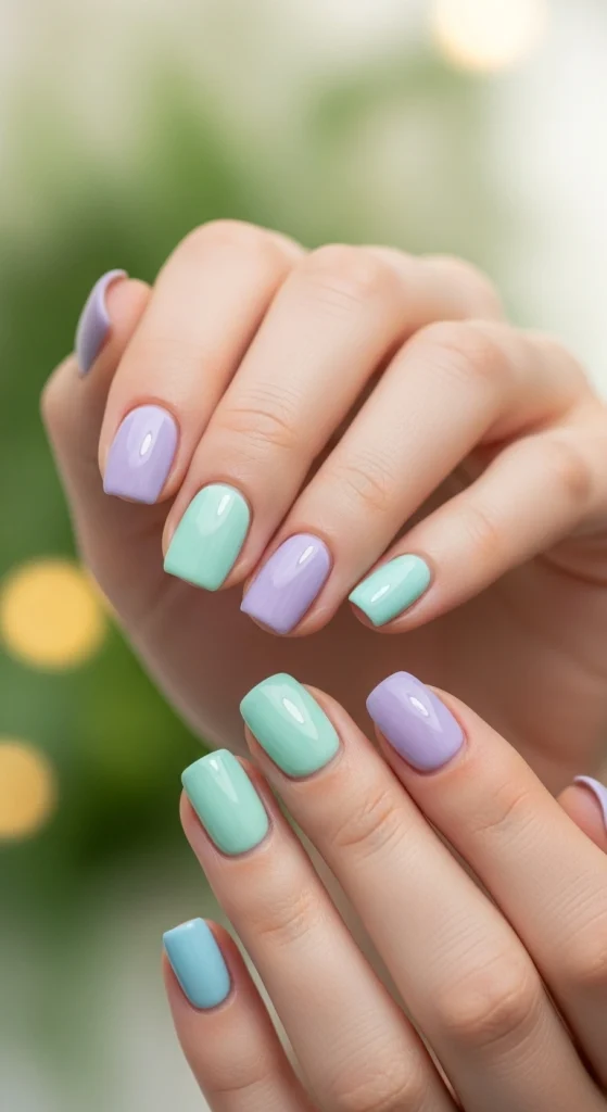 Pastel Shades for a Playful Touch