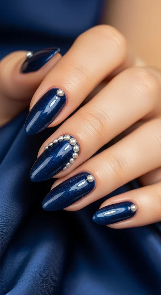 Pearl Accents Nails