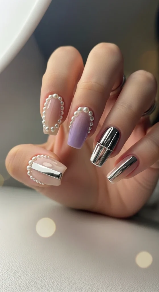 Pearl and Chrome Accents