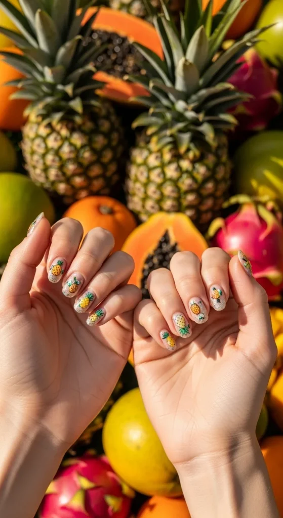 Pineapple Micro Fruit Nails