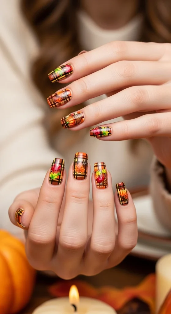 Plaid Nail Patterns