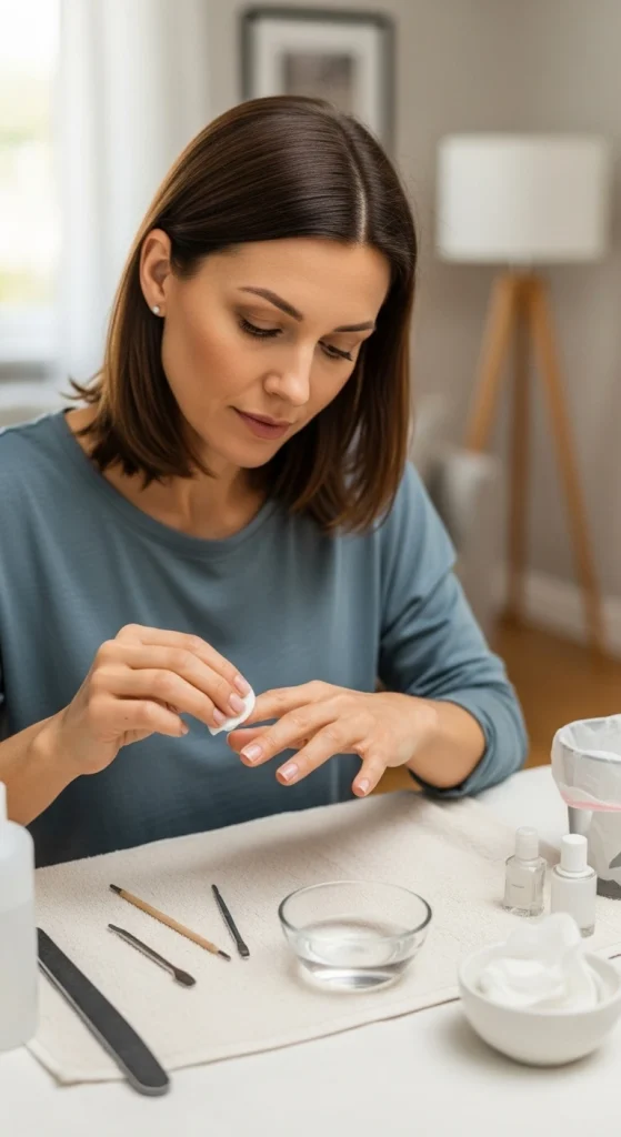 Remove Old Polish Carefully