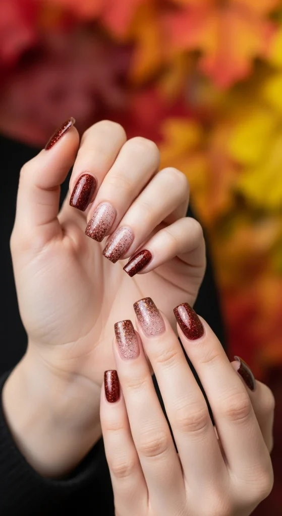 Rum Raisin Glitter Fade