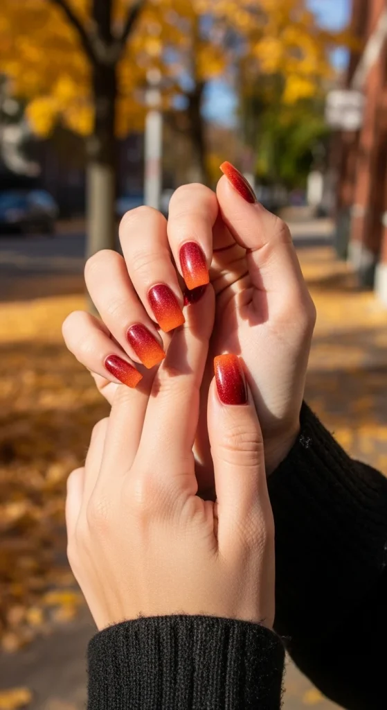 Rusty Ombre – Gradient Acrylic Designs