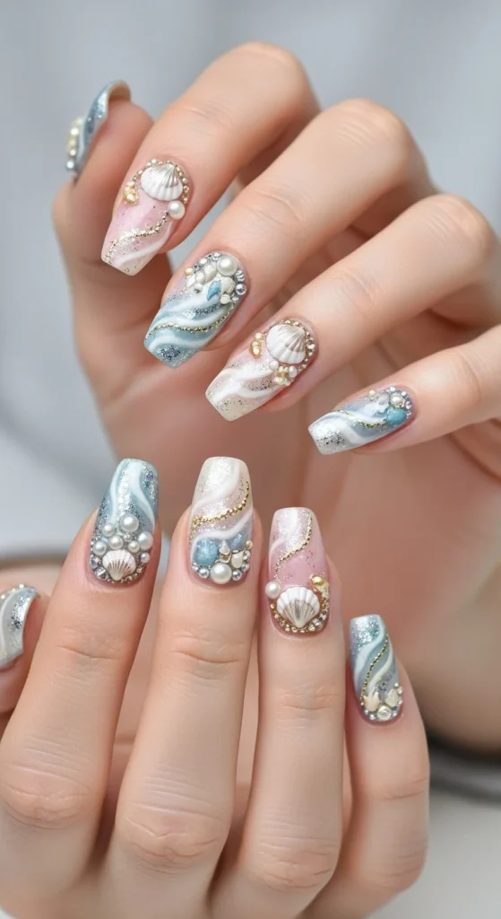 Seashell-Inspired 3D Art