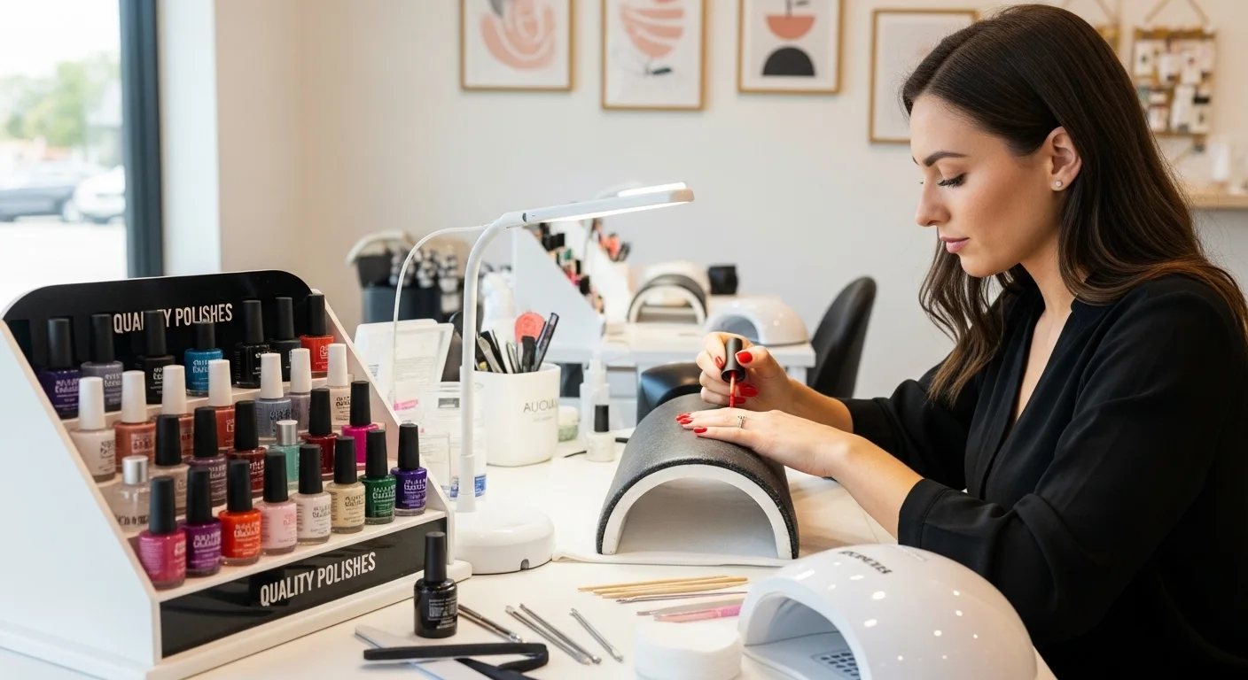 Simple Polished Nails Care