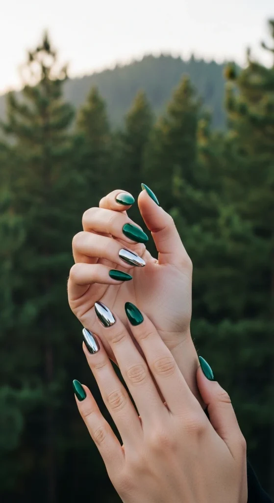 Sleek Metallic Accents