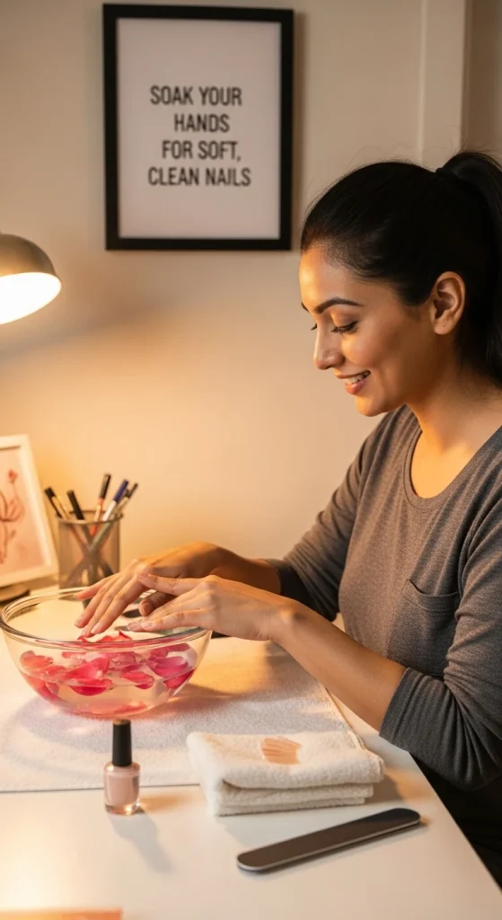 Soak Your Hands for Soft, Clean Nails
