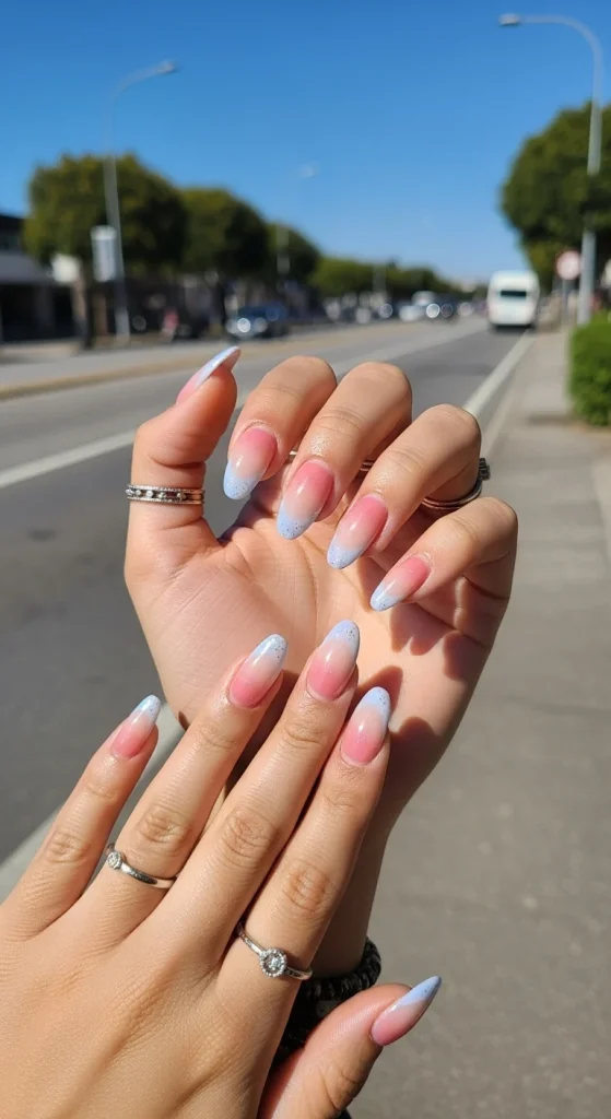 Squoval Aura Nails – The Comfortable, Balanced Choice