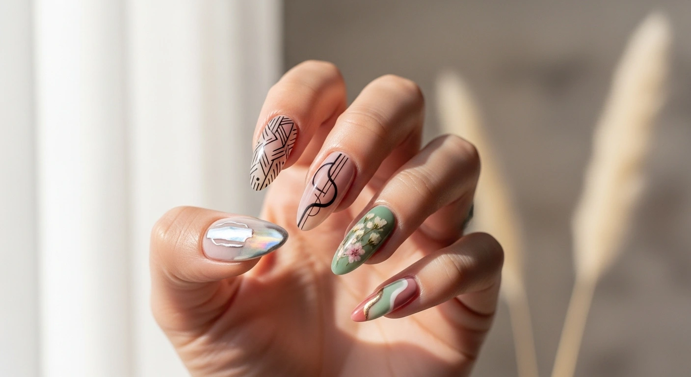 Stylish Aesthetic Nails 2025