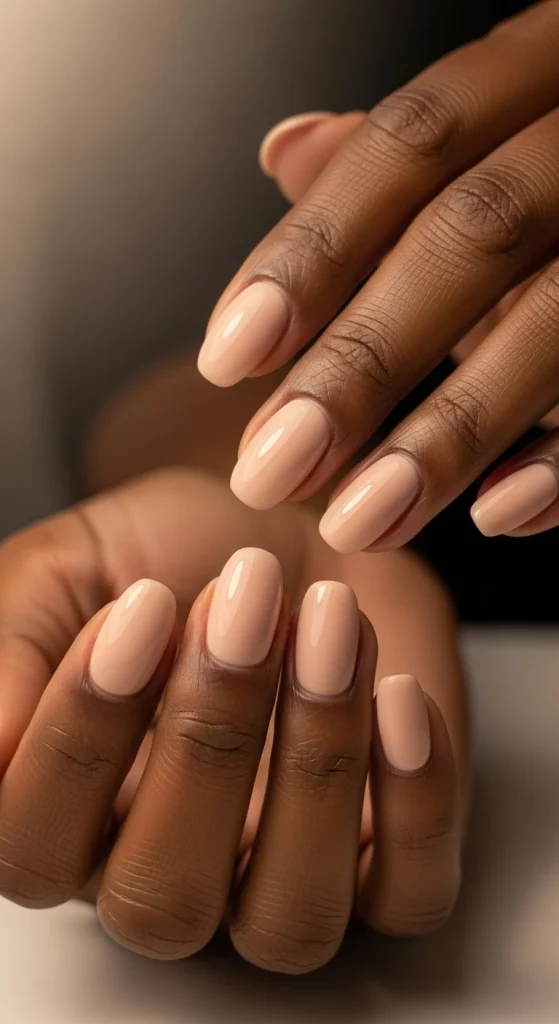 Subtle Beige with Peach Undertones