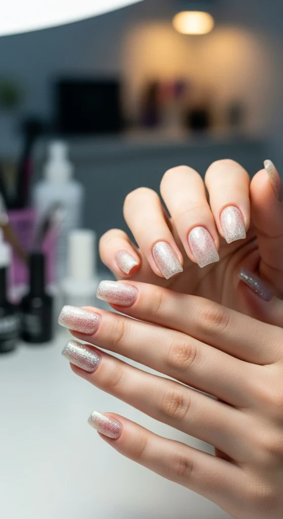 Subtle Glitter Accents