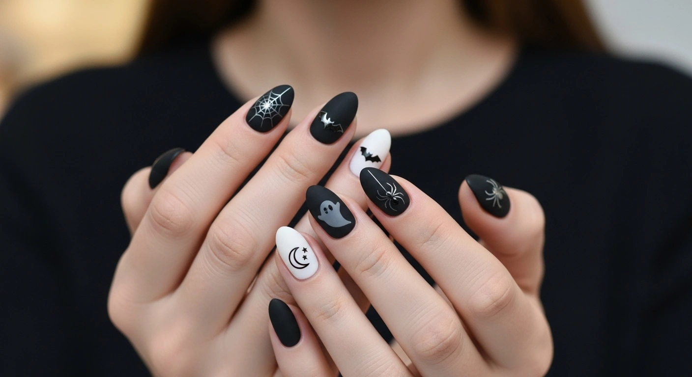 Subtle Halloween Nails