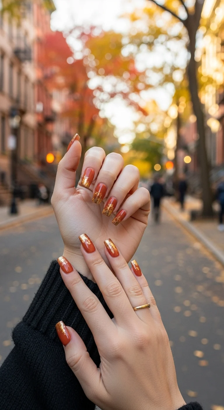 Terracotta Luxe – Gold Foil Glam