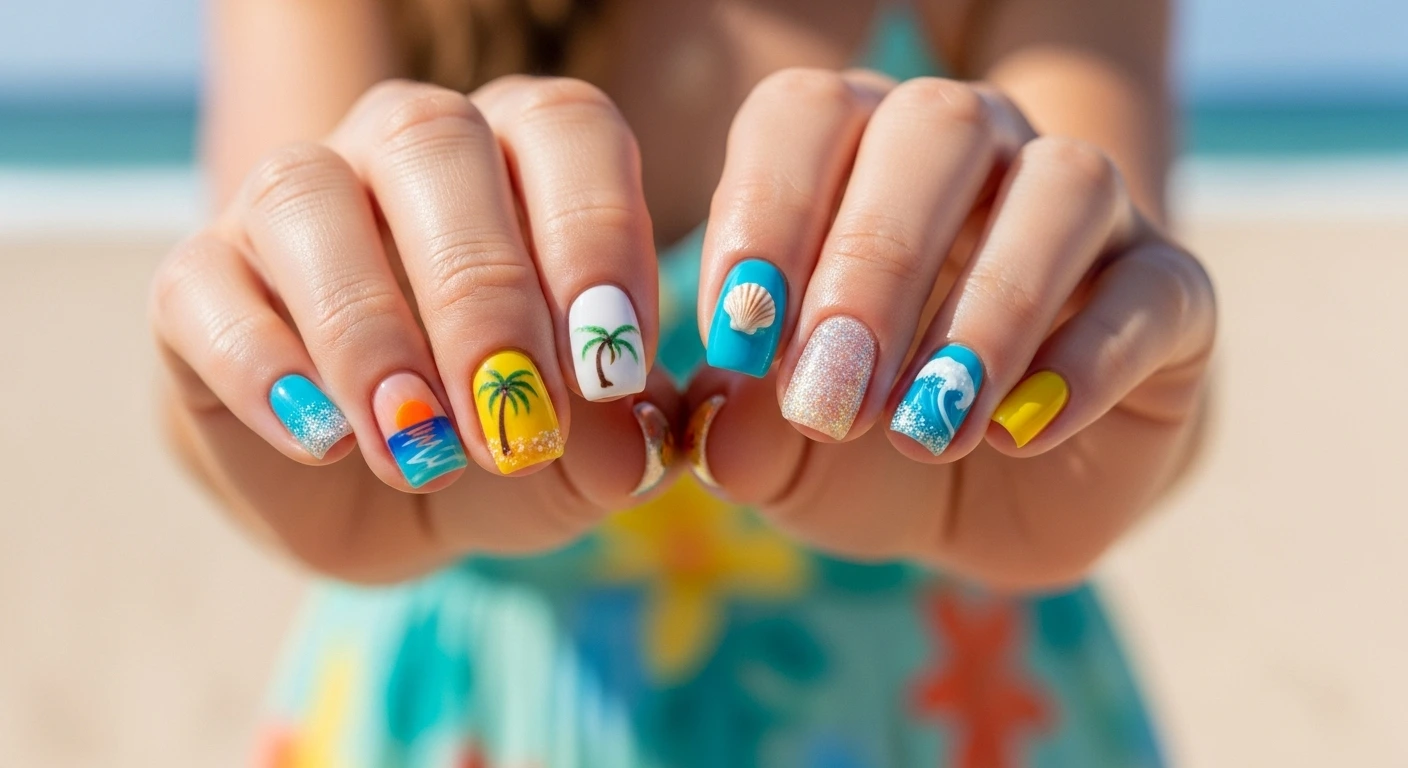 Top 10 Beach Nail Ideas