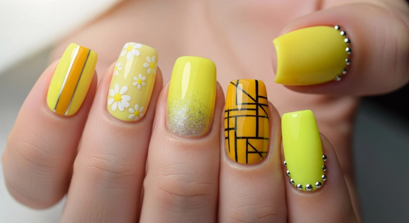 Yellow Nail Ideas
