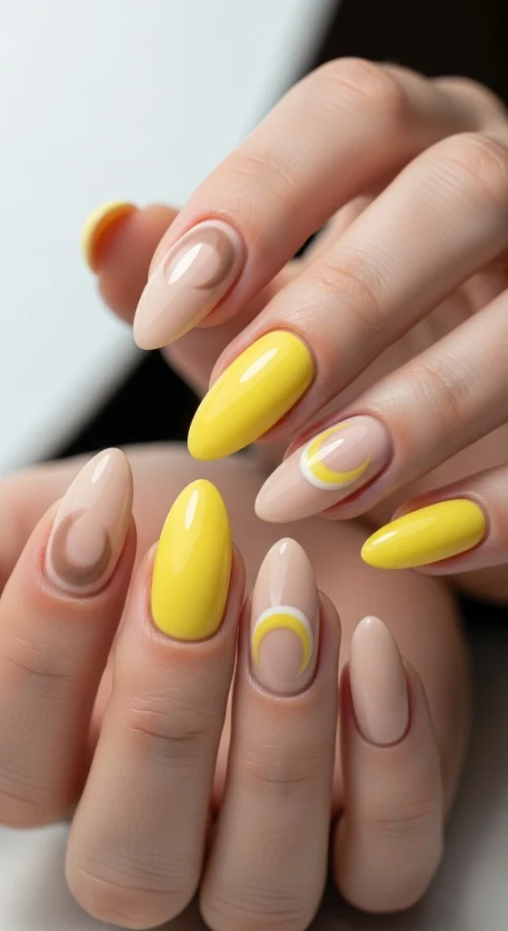 Yellow and Nude Mix for Effortless Balance