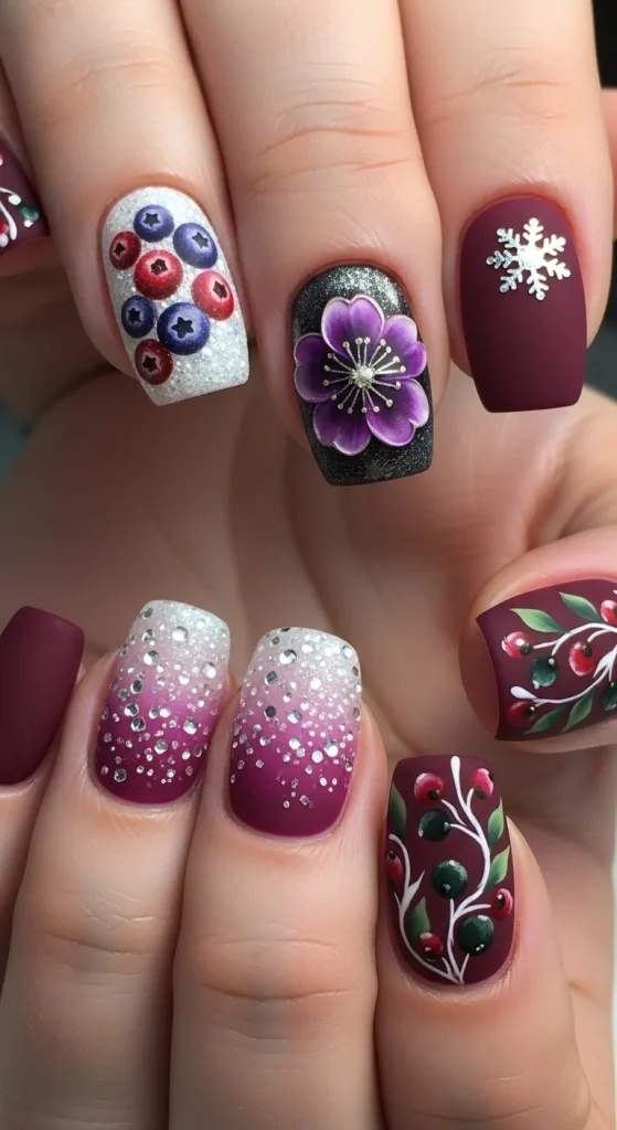 Berry and Plum Accents